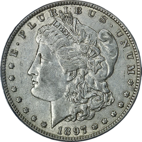 1897-O Morgan Silver Dollar ICG AU53 Nice Eye Appeal Nice Strike