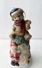 Santa Claus Bell Vintage Ceramic Christmas Holiday Made In China — photo 2