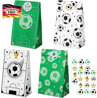 FußBall GeburtstagstüTen Mit Aufklebern 20 StüCk Kinder Mottoparty Giveaways