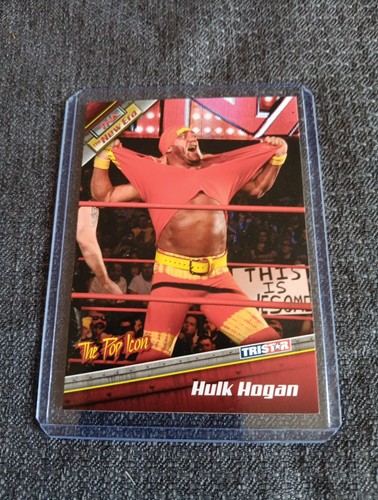 HULK HOGAN Card THE POP ICON 2010 TRI-STAR TNA WWE WWF WCW NWO WRESTLING CARD #1