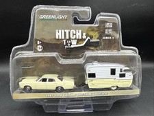 🚁2015 Greenlight YELLOW 1967 FORD CUSTOM & SHASTA AIRFLYTE HITCH TOW Series 5🚁