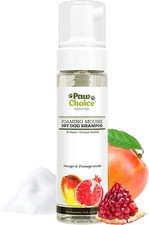 No-Rinse Foaming Mousse Dog Dry Shampoo - Mango Pomegranate Scent 8oz