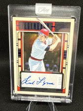 2025 Panini Three and Two - Legendary Signatures Fred Lynn #LS-FL Blue /32 (AU)