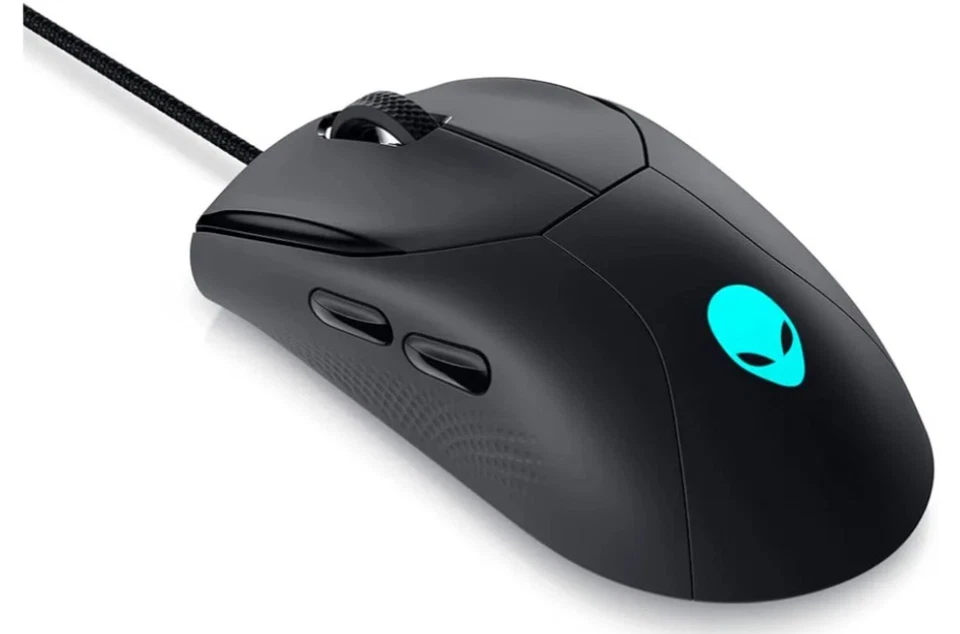 Alienware AW320M Wired Gaming Mouse, USB-A, Optical Sensor, 6 Buttons - Black - Image 4 of 4