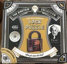 The Einstein Collection Lock Puzzle  Padlock Brain Game By Professor Puzzle