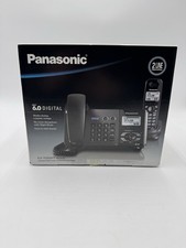 Panasonic 2 Line DECT 6.0 Cordless Corded Phone Digital Answer KX-TG9391T New