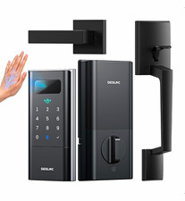 DESLOC K140 Plus Handle Set Palm Vein Wi-Fi Smart Lock Keypad Black