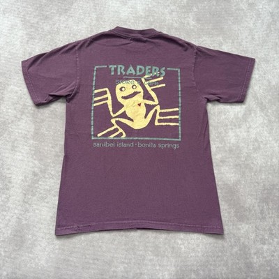 Vintage Traders Store Cafe Shirt Mens Small Sanibel Island Bonita Springs