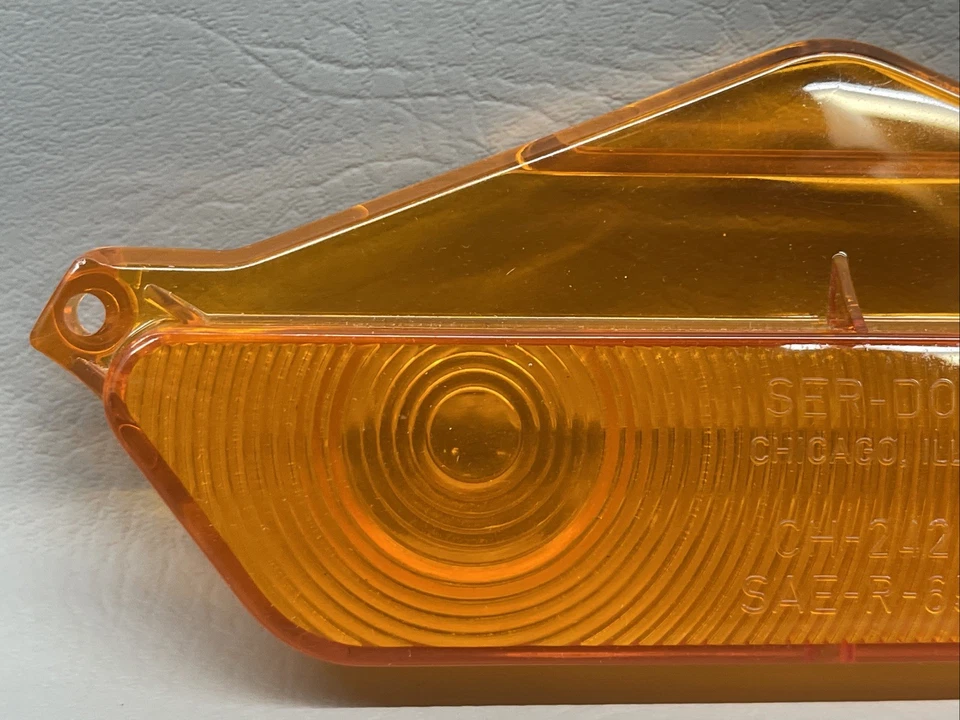 1963–1965 Chevy Corvair luz de estacionamento esquerda lente de seta NORS - Imagem 3 de 4