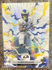 Topps Resurgence 2025 Prism Kyren Williams #80 Los Angeles Rams Rookie Card. rookie card picture