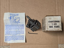 Vintage Craftsman Ridge Reamer No. 4713 Original Box Instructions 9-4713 Usa