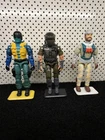 G.I. Joe Cobra Sub-Viper + Viper + Snow Job 3-Figure Lot Hasbro
