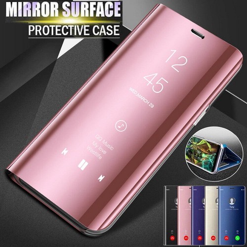 Für Xiaomi 14T 13T Redmi Note 13 11 12 Pro 14C Leder Flip Spiegel Hülle Cover - Bild 17 von 23