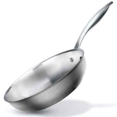 Duxtop Professional Stainless Steel Fry Pan, Induction Ready Cookware with Im...