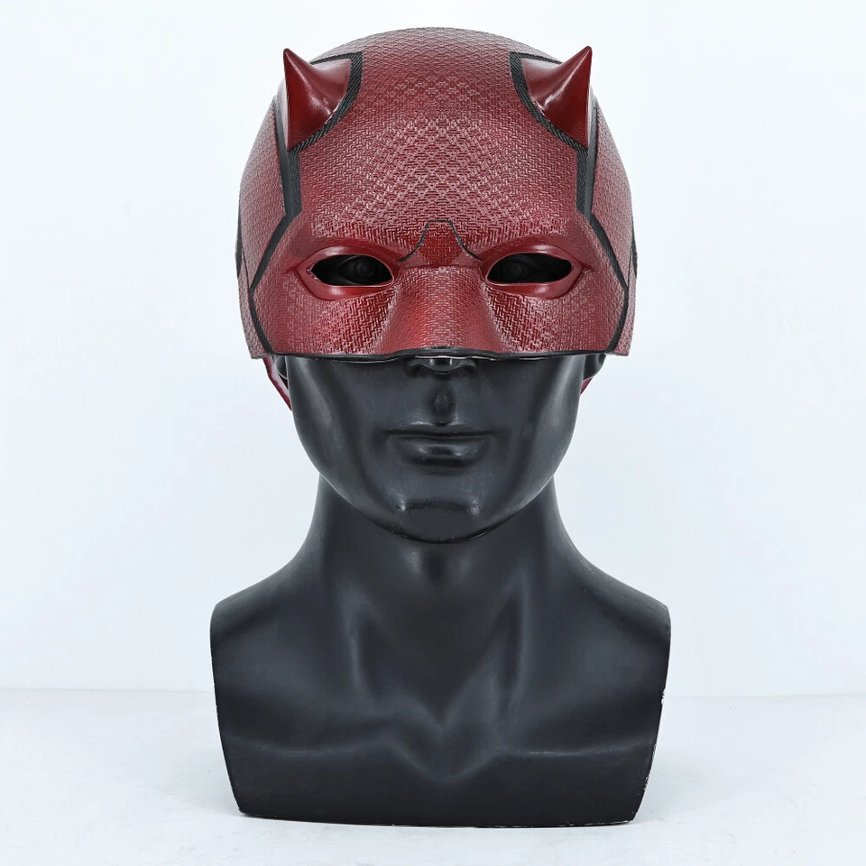 Cosplay Daredevil Born Again Helmet Matt Murdock Superhero Masks Halloween Props - Image 2 of 4