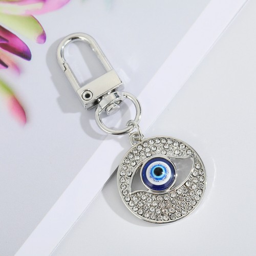 Creative Devil's Eye Keychain Bag Pendant Oil Drop Eye Door Buckle Accessories - Picture 4 of 19