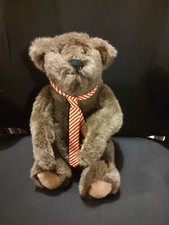 Vintage collection brown Vermont Teddy Bear Jointed , arms, and legs Rare