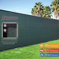 4' X 50' 3rd Gen Olive Dark Green Fence Privacy Screen Windscreen Fabric Mesh Ta on sale 4' X 50' 3rd Gen Olive Dark Green Fence Privacy Screen Windscreen Fabric Mesh Ta on sale