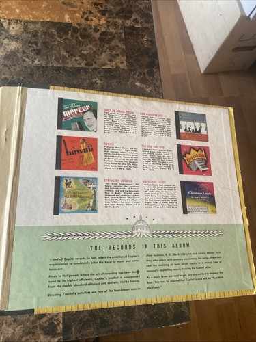 Freddie Slack 78rpm Capitol Records Multi-Album Book (NO RECORDS JUST THE BOOK! - Picture 2 of 9