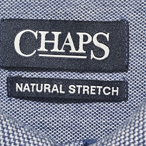 Camisa polo de golf para hombre Chaps Ralph Lauren de algodón XL azul elástica manga corta - Imagen 9 de 12