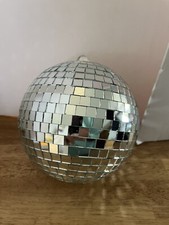 Mirror Disco Ball 6   Silver Hanging Party Decor