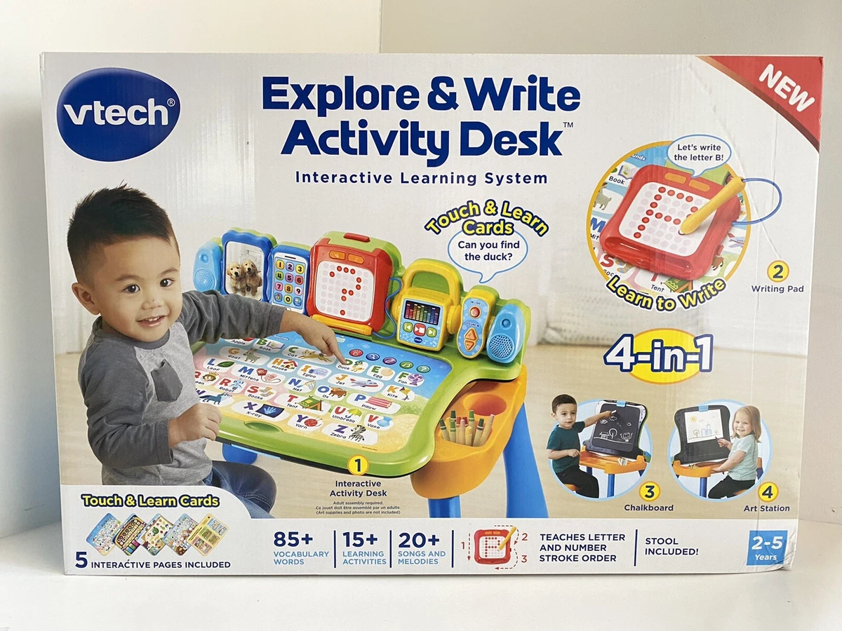 Vtech write and cheap explore activity desk