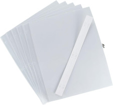 Pioneer Universal Top-Loading Page Protectors 5/Pkg, 12"X15" W/White Inserts