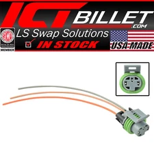 ICT Billet LS 3-Wire Oil Pressure Connector Harness Pigtail DBC Vortec Gen 3
