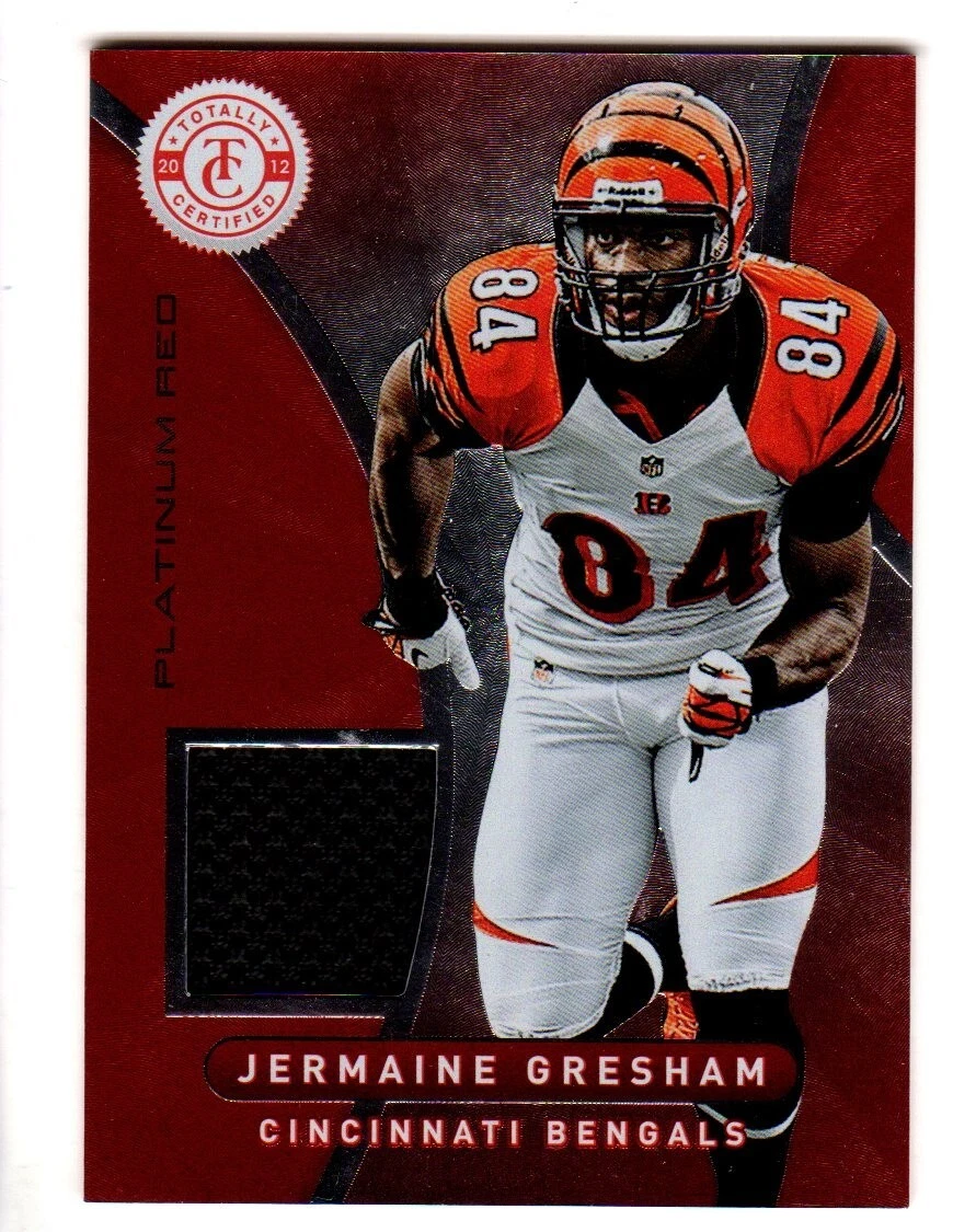 2012 Totally Certified Red Materials GAME USED JERSEY 21 Jermaine