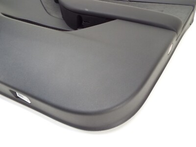 Tesla Model Y RH Passenger Front Door Panel Black w/ White Trim