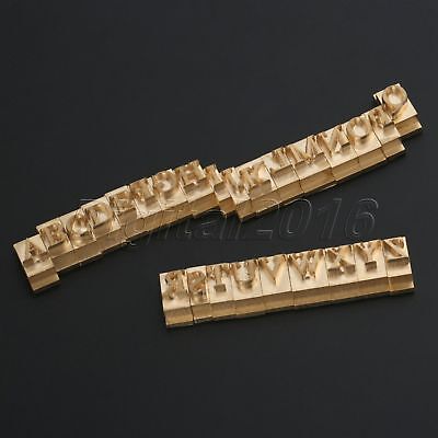 Brass Times New Roman Stamp Mold 26pcs/Set Alphabet Letter Leather Cake  Craft