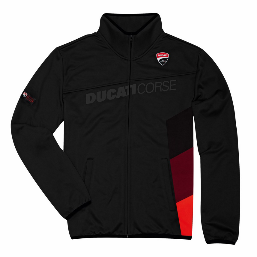 Ducati Corse Dc Sport Fleece Jacket Sweat Jacket Sweatshirt Pullover New