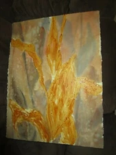 Original Watercolor Painting By Peg Humphreys,Abstract Underwater Seaweed 22"x30