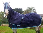 COMFORT SHOW SET HORSE RUG.HOOD.TAILBAG "FREE POSTAGE" TOP QUALITY nn