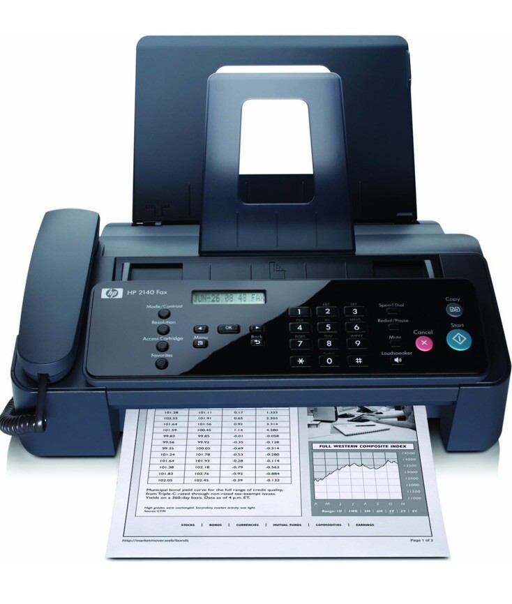NEW HP 2140 FAX MACHINE /w PHONE | eBay