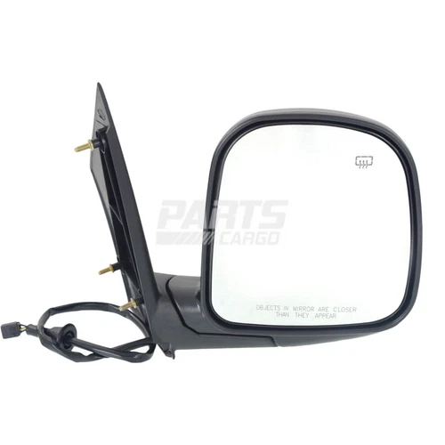 New Fits 1996-2002 Chevrolet Express 1500 RH Power Door Mirror Textured Heated