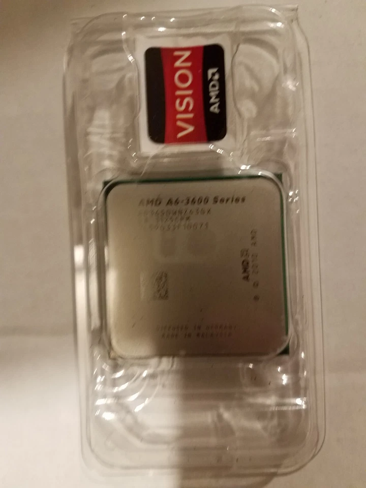 AMD A6-3600 Series A6-3650 4 Core 2.6GHz Socket FM1 CPU AD3650WNZ43GX - Image 2 of 3
