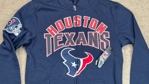 NFL Houston Texans Team Apparel Full Zip Long Sleeve Hoodie Size Small - Picture 2 of 12