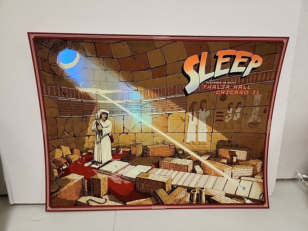 Sleep 2019 Final Tour Poster Dec 29-31 Rainbow Foil 45/75 Dave