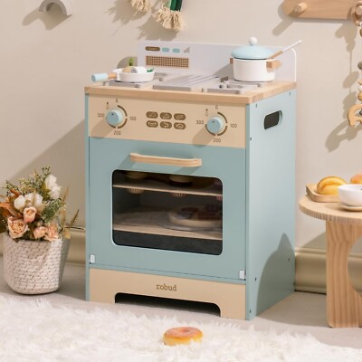 Robud Spielküche mit Backofen, realistisches Spielgerät, Geschenk für Kinder 3+