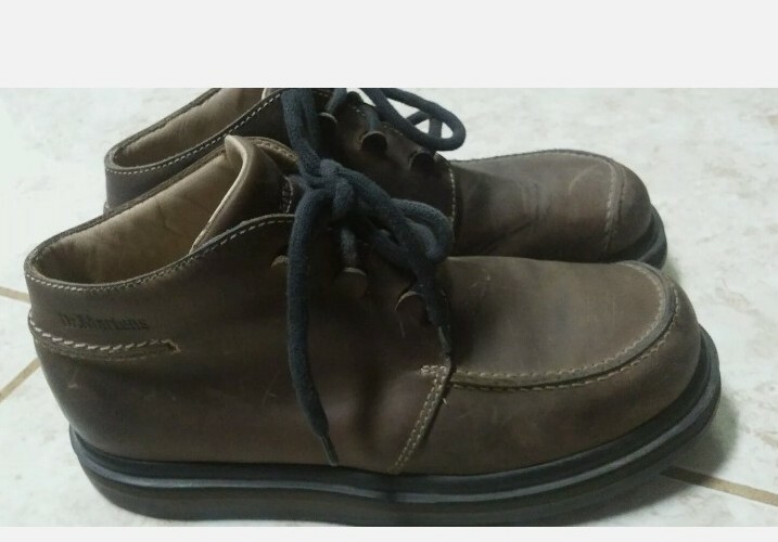 Doc Dr Martens Air Cushion Sole Suede Lace Up Shoe 8 Men’s Dark Brown England 1460 Wild Grain Leather Boots in Sepia Brown | Dr. Martens main image 3