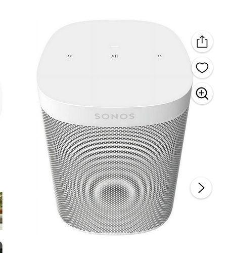 Sonos One Wireless Speaker in White (Excellent Used Condition, Fully Functional)
