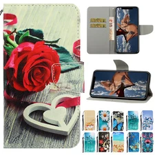 For Samsung A13 A53 5G A32 A52 A12 Magnetic Leather Pattern Wallet Case Cover