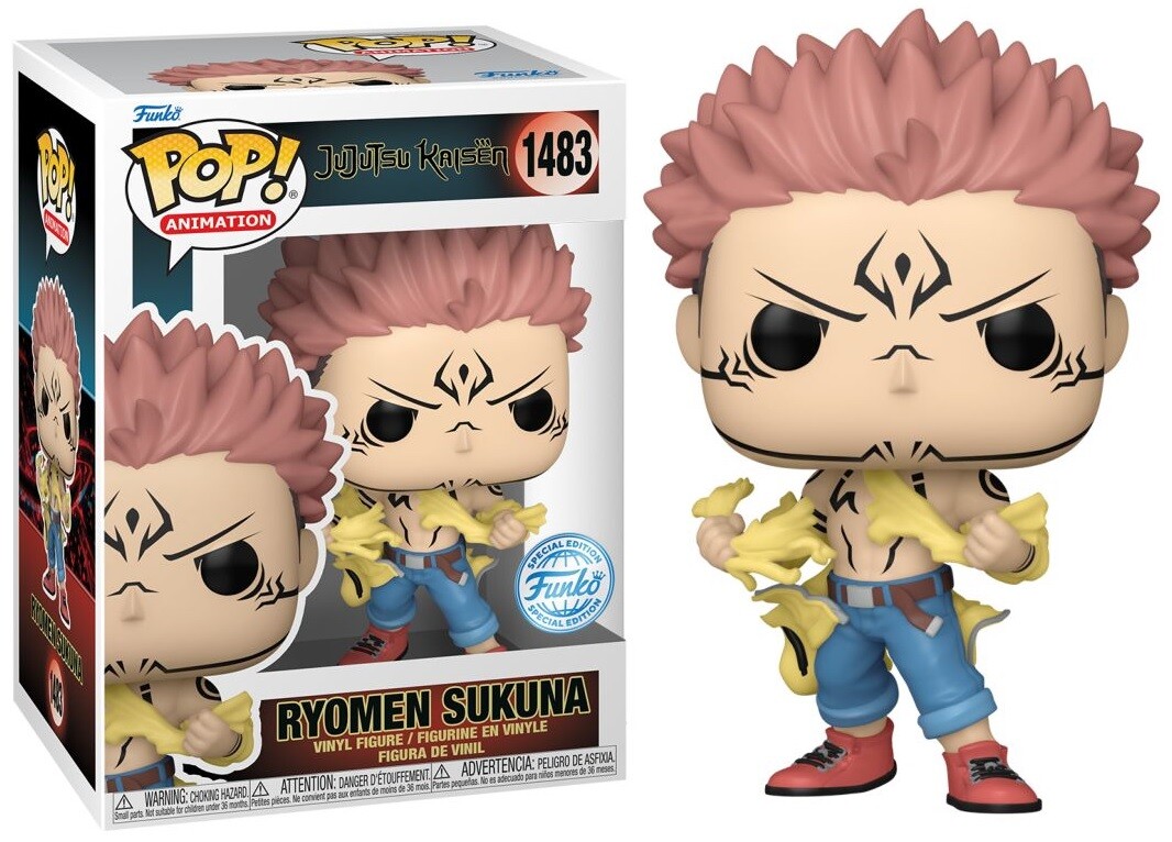 Jujutsu Kaisen Ryomen Sukuna Exclusive Pop! Vinyl Figure #1483 OEX