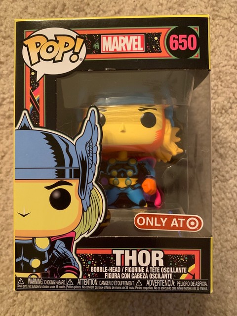 FUNKO POP MARVEL BLACKLIGHT THOR TARGET EXCLUSIVE IN HND! | eBay