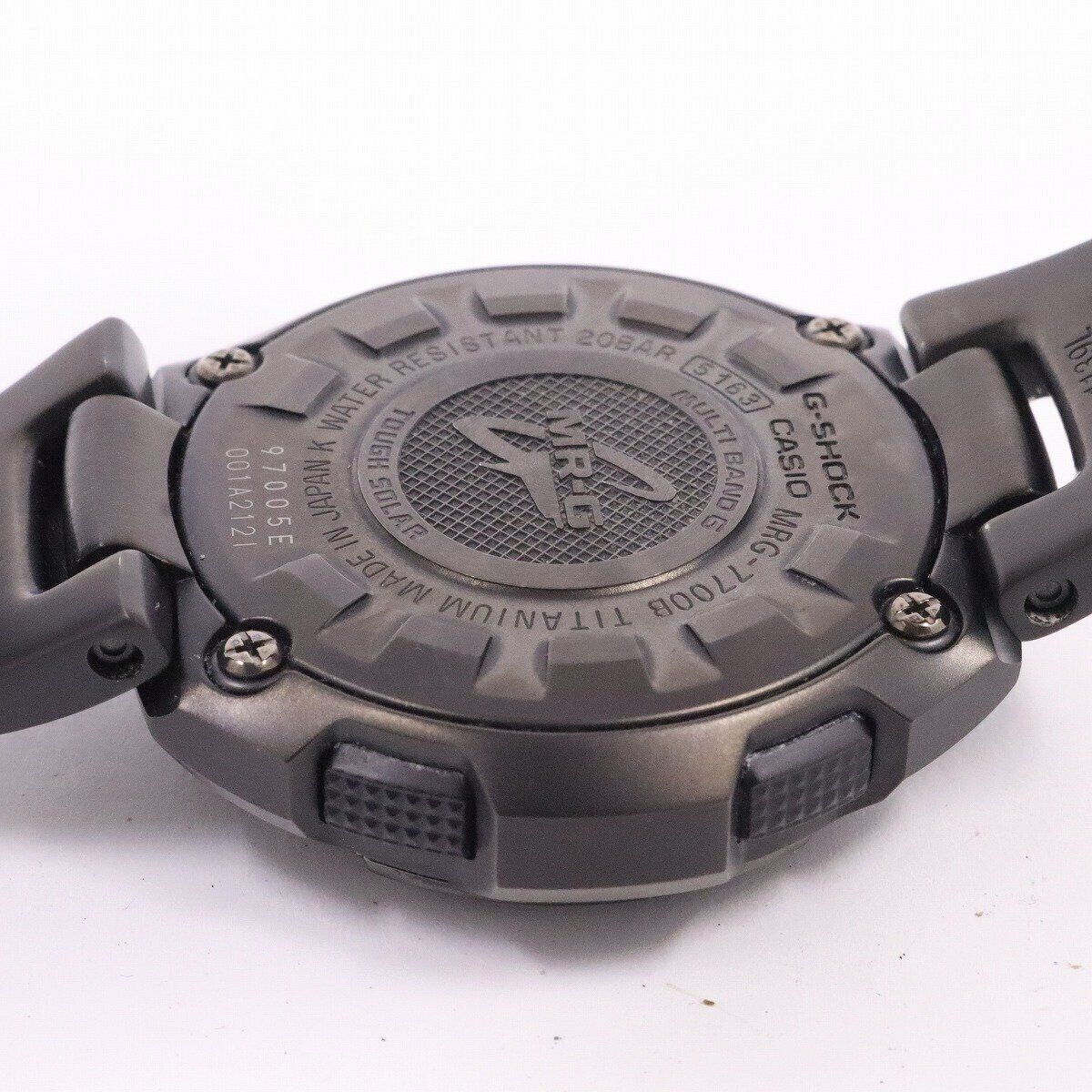 Casio G-shock Mr-g Mrg-7700b-1bjf Multiband 6 Mens Watch Casio G-shock Mr-g Mrg-7700b-1bjf Multiband 6 Mens Watch