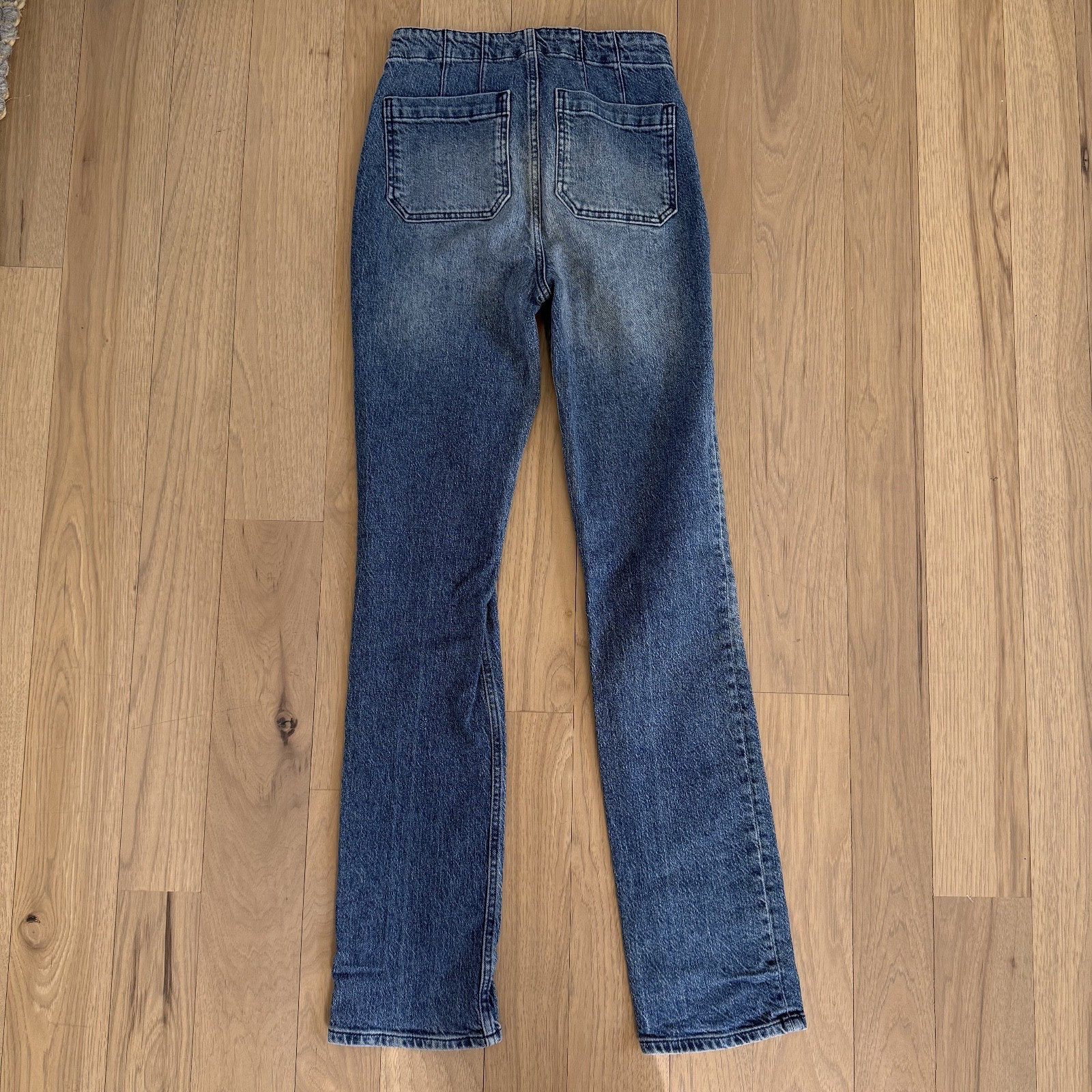 Reformation Elsie Exposed Button Fly Patch Pocket… - image 4