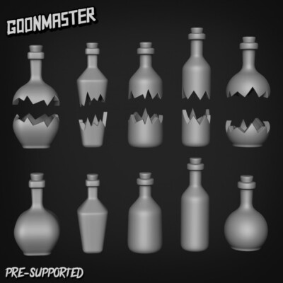 Bottles - Basing Kit/ Basing Bits/ Tufts/ Model Scenery/ Goon Master