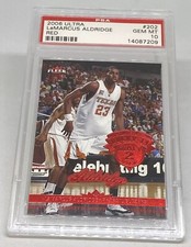 2006 Ultra Lucky 14 LaMarcus Aldridge Red Parallel Rookie RC SP PSA 10 POP 2