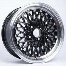 Rota Os Mesh Wheels Royal Black 15x8 20 4x100 For Civic Integra Del Sol